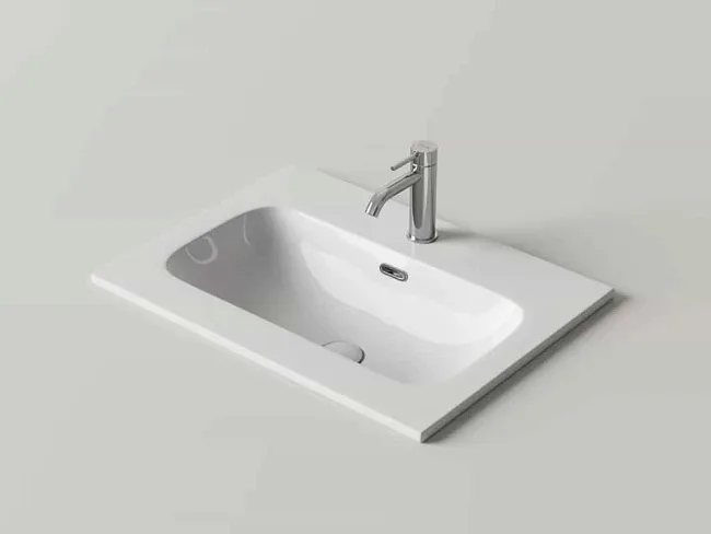 Мебельная раковина Ceramicanova Lucia CN6095, белая Sancos — Оригинал