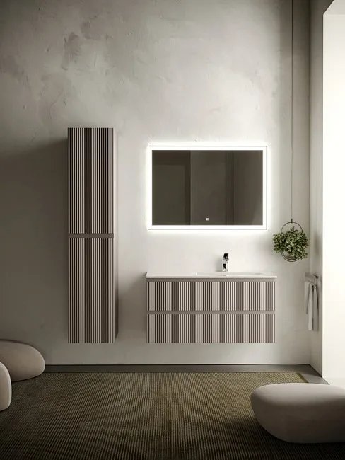 Тумба с раковиной Sancos Snob R 100 см, R, doha soft Sancos — Оригинал