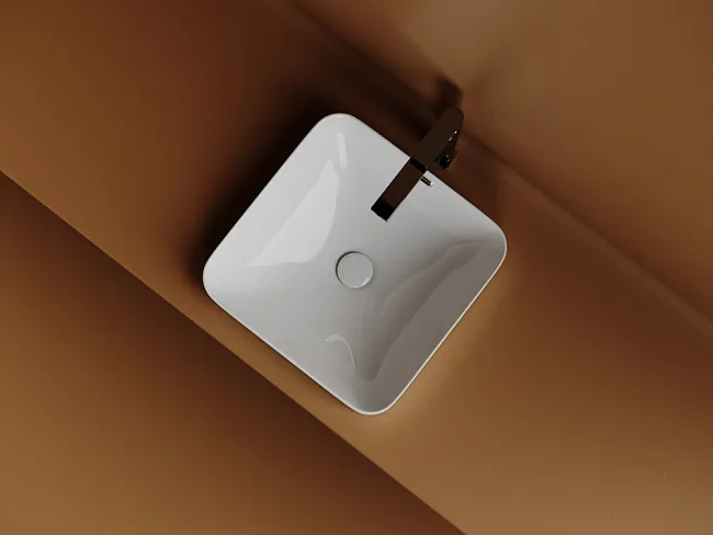Встраиваемая раковина Ceramicanova Element CN6077 ,белый Sancos — Оригинал