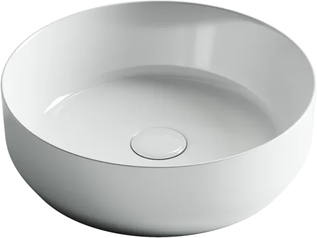 Тумба с раковиной Sancos Snob R 80 см, beige soft, столешница черный мрамор, раковина CN6022 Sancos — Оригинал